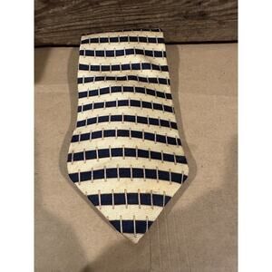 Etienne Aigner Neck Tie Heritage Yellow and Navy Vintage